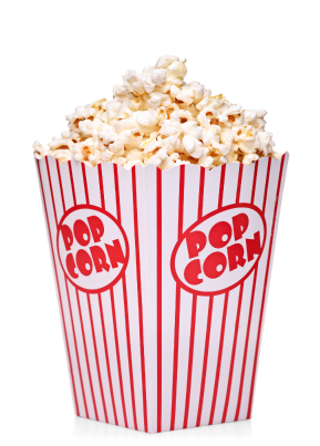 Select Options - Popcorn With White Background (400x410)
