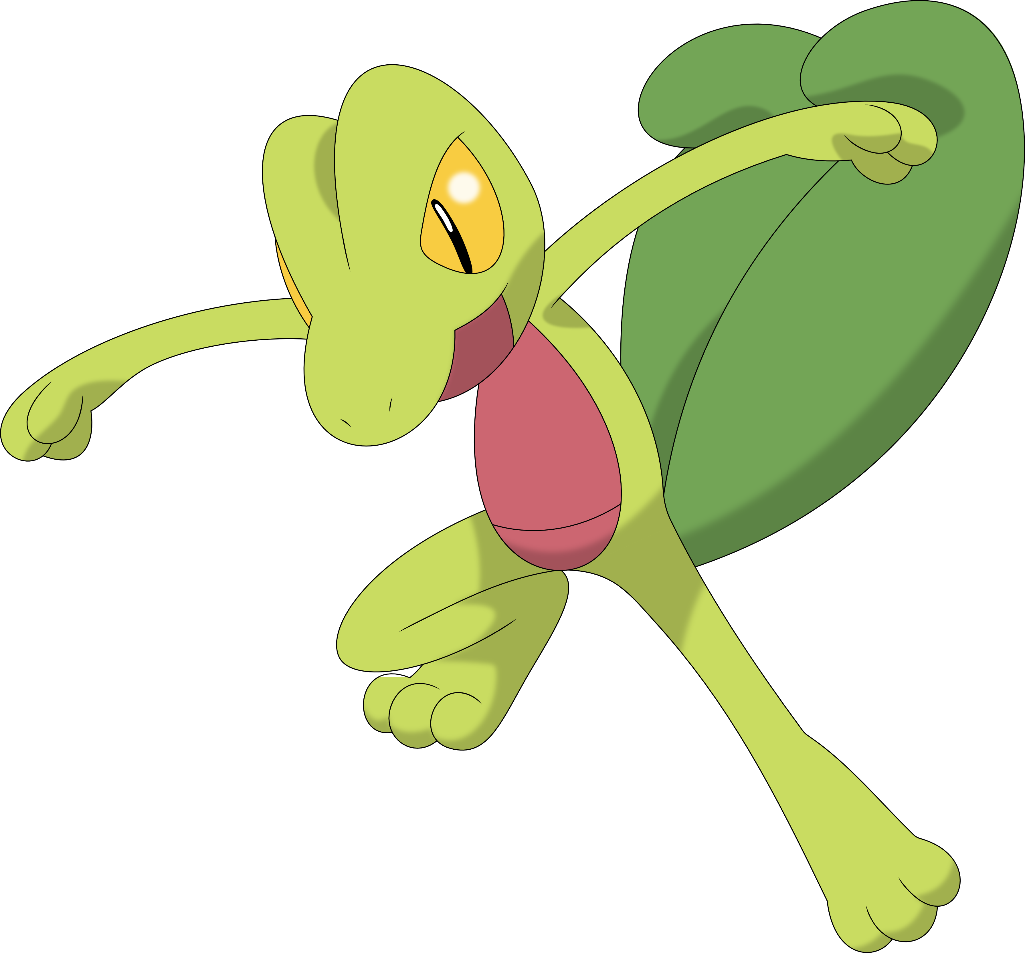 Treecko (3582x3332)