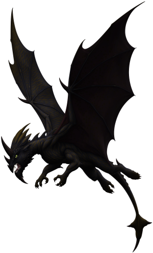 Gargoyle Clipart Wing - Dragon (300x495)