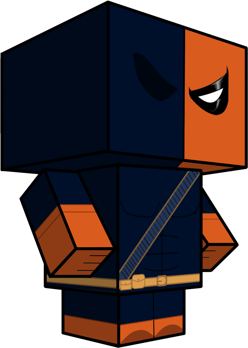Deathstroke Cubees - Cubeecraft (1024x1355)