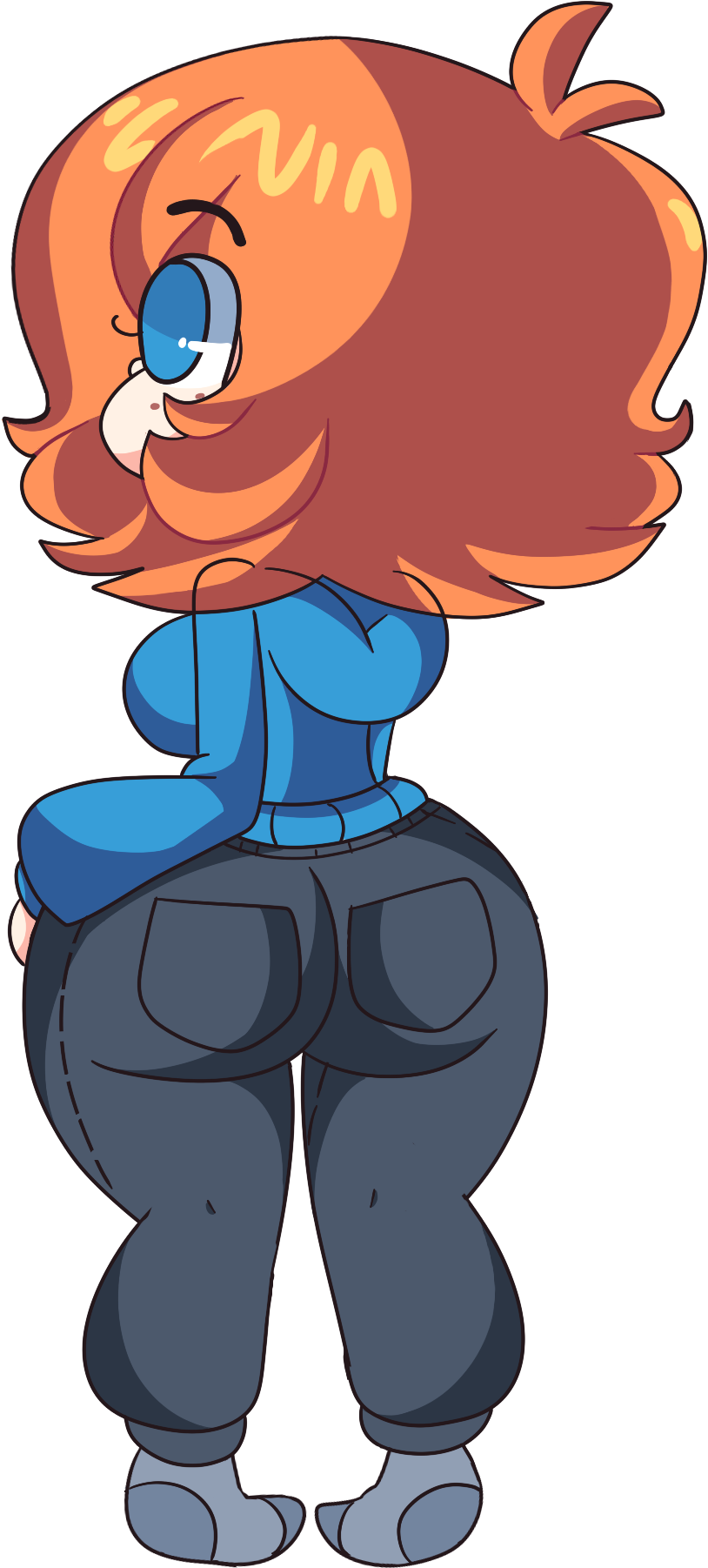 Ginger - Cartoon (862x1869)