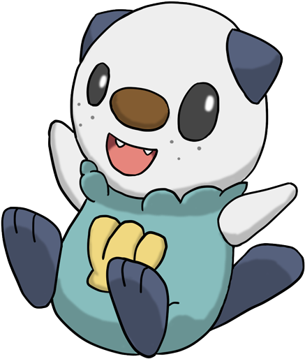 Oshawott By Hazelalmonds - Cartoon (469x546)