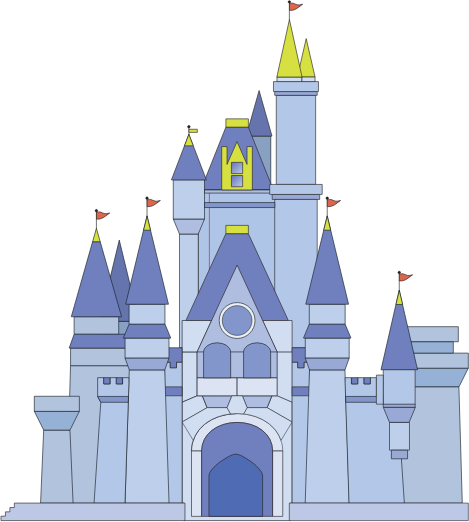 Medium Image - Magic Kingdom Castle Png (469x522)