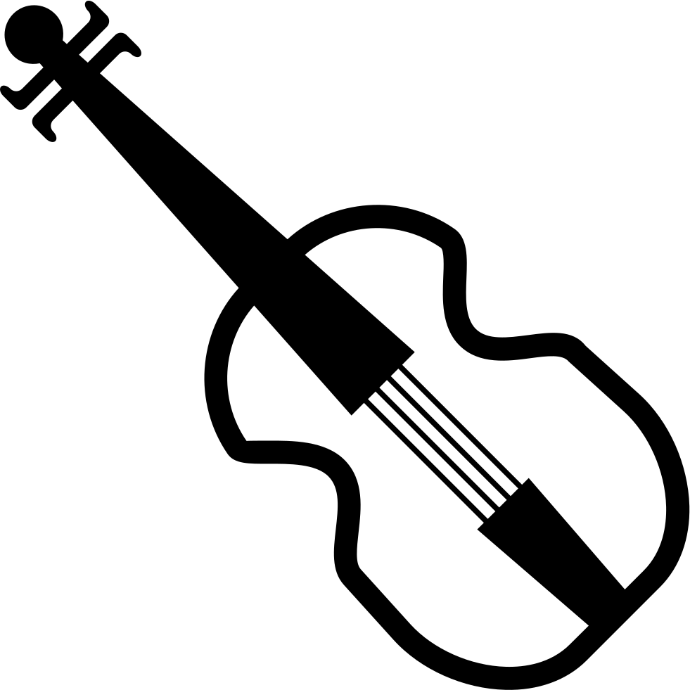 Png File - Violin (981x981)