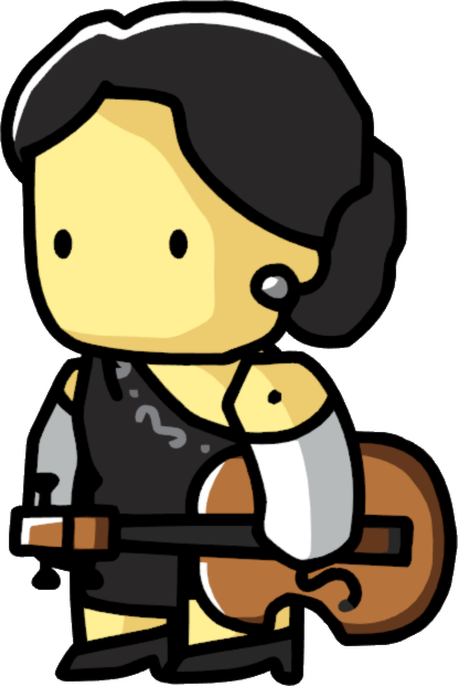 Violinist Female - Scribblenauts Singer (415x621)