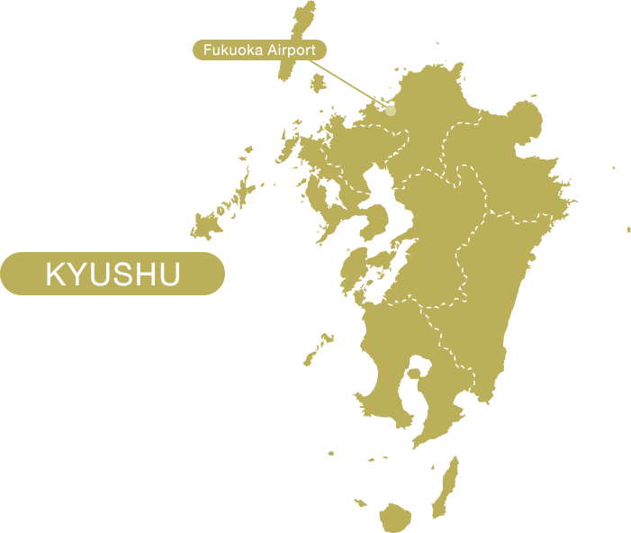 Japan Quest - 九州 地図 (701x592)