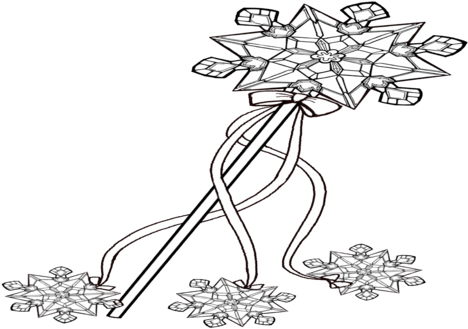 Coloring Trend Medium Size Is There A Ghost Snowflake - Snowflake (476x333)
