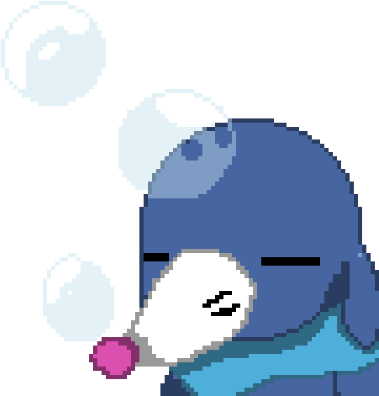 Popplio - Cartoon (600x600)
