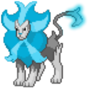 Snowflake Pyroar - Cartoon (420x420)