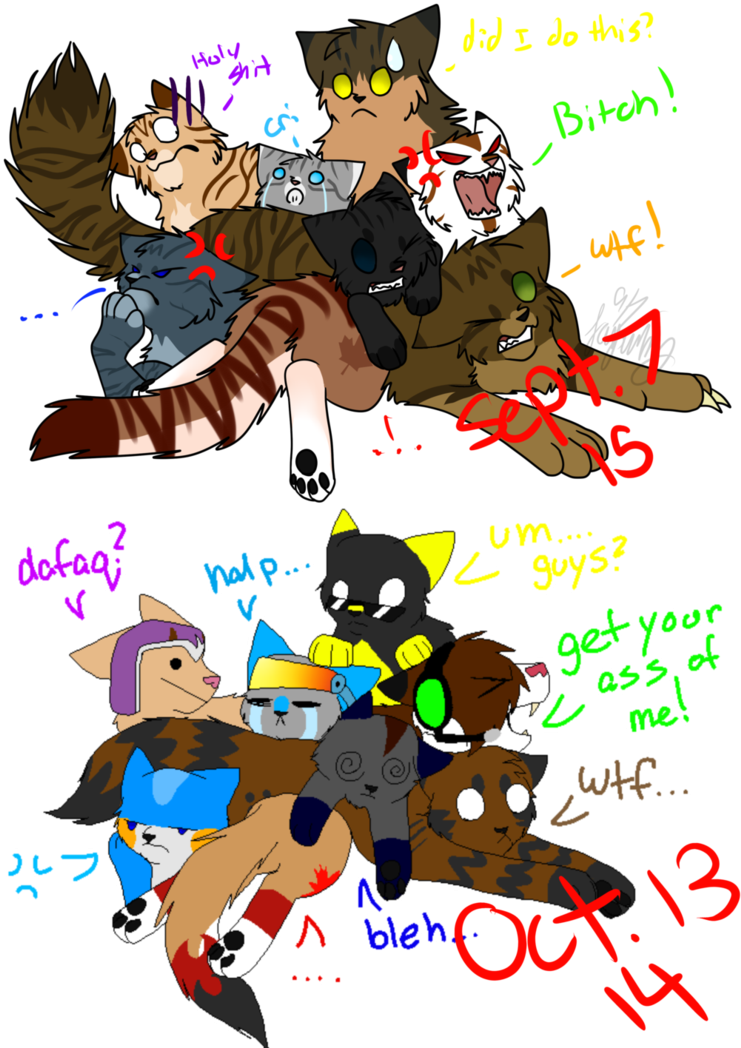 1 Year Difference By Izanamithekitsune - Cartoon (758x1053)