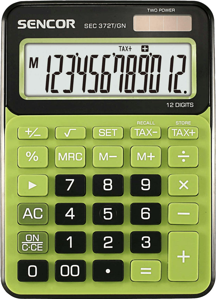 Sec 372t/gn Table Calculator - Calculator (1300x1300)