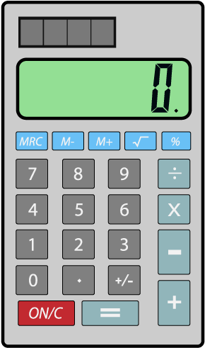 Paper Calculator - Paper (592x505)