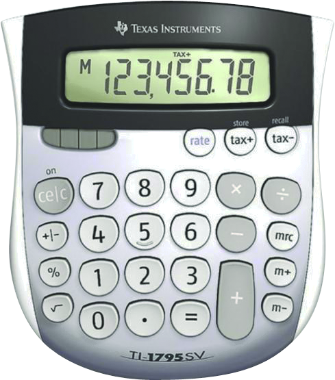 Calculator, Ti-1795, Basic, Large - Solar Energy Using Instruments (640x640)