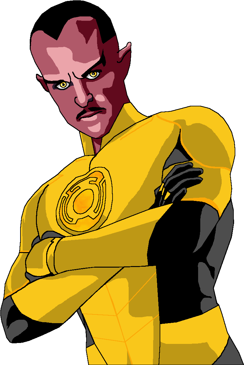 Sinestro - Cartoon (856x1200)