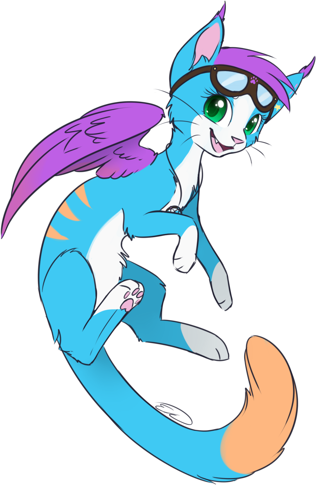 Earth/cat Pony - Drawing (1024x1567)