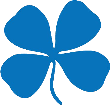 4 Leaf Clover - Black Four Leaf Clover (591x591)