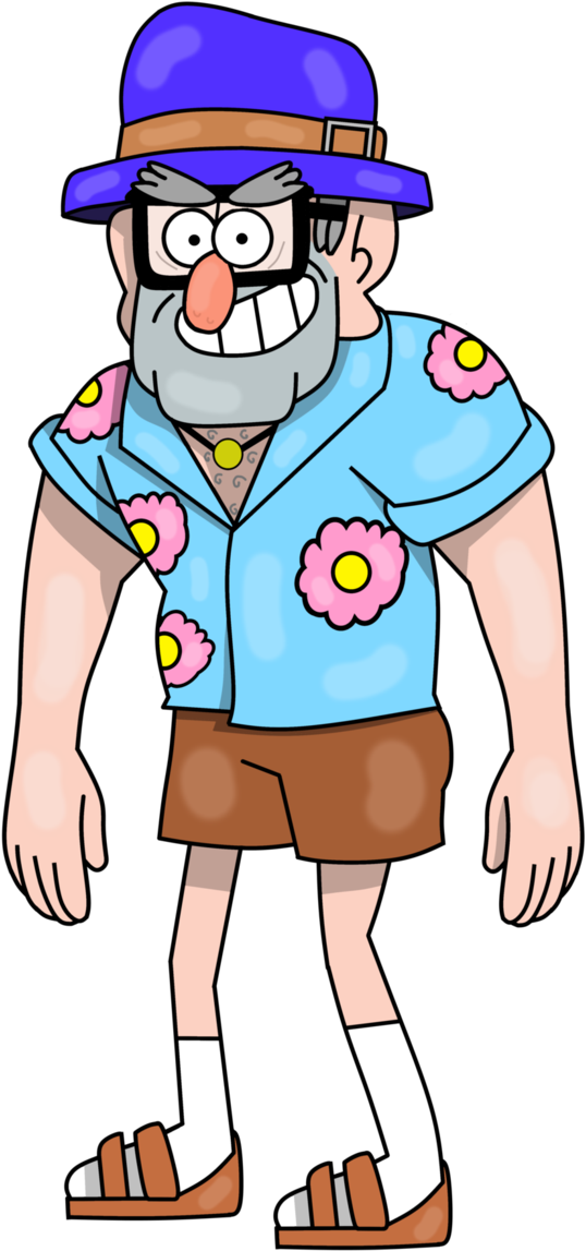 Grunkle Stan By 4eyez95 - Grunkle Stan (667x1198)
