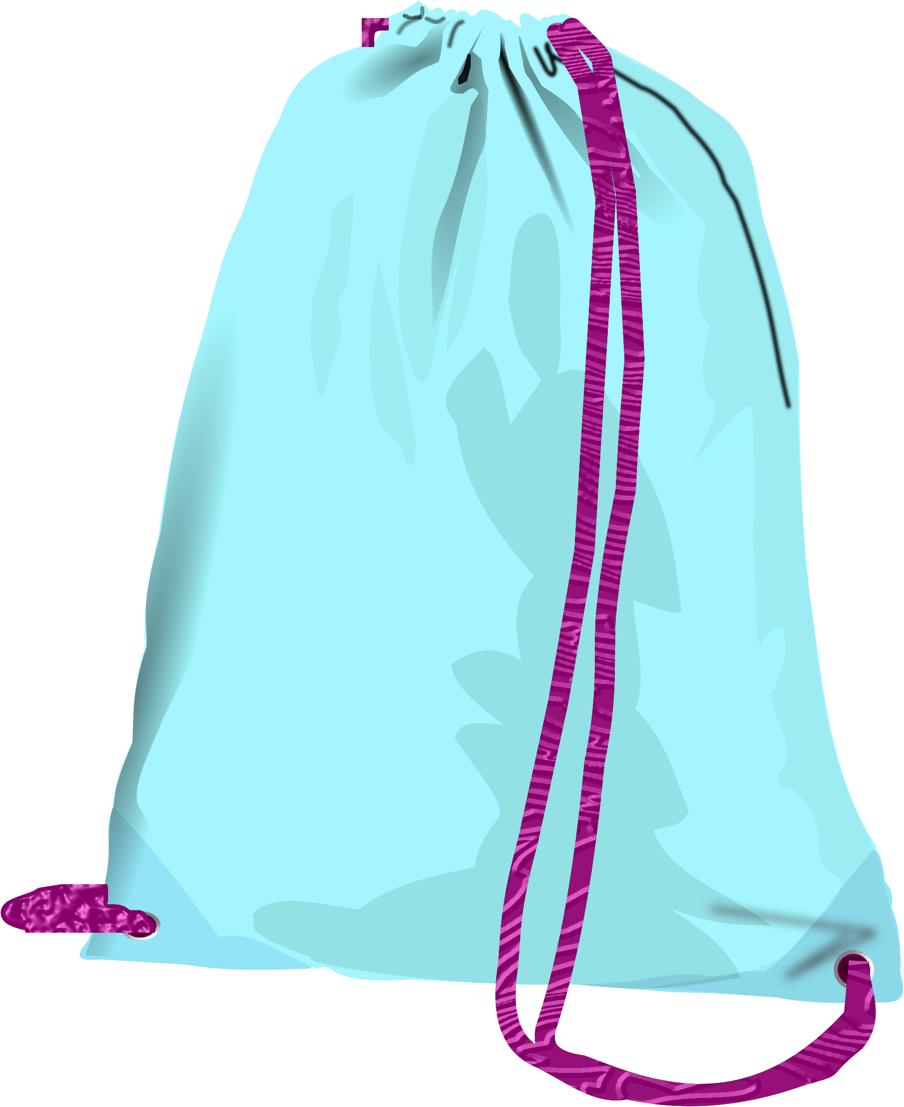 Clipart - Drawstring Bag Clipart (2240x2400)