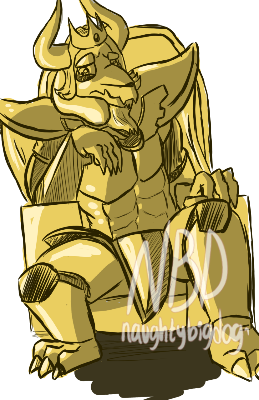 Asgore´s Throne - Cartoon (828x1280)