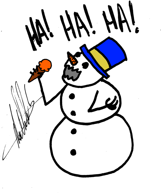 Snowmancanibal - Cartoon (635x768)