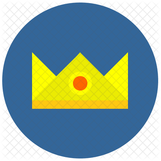 Crown Icon - Circle (512x512)