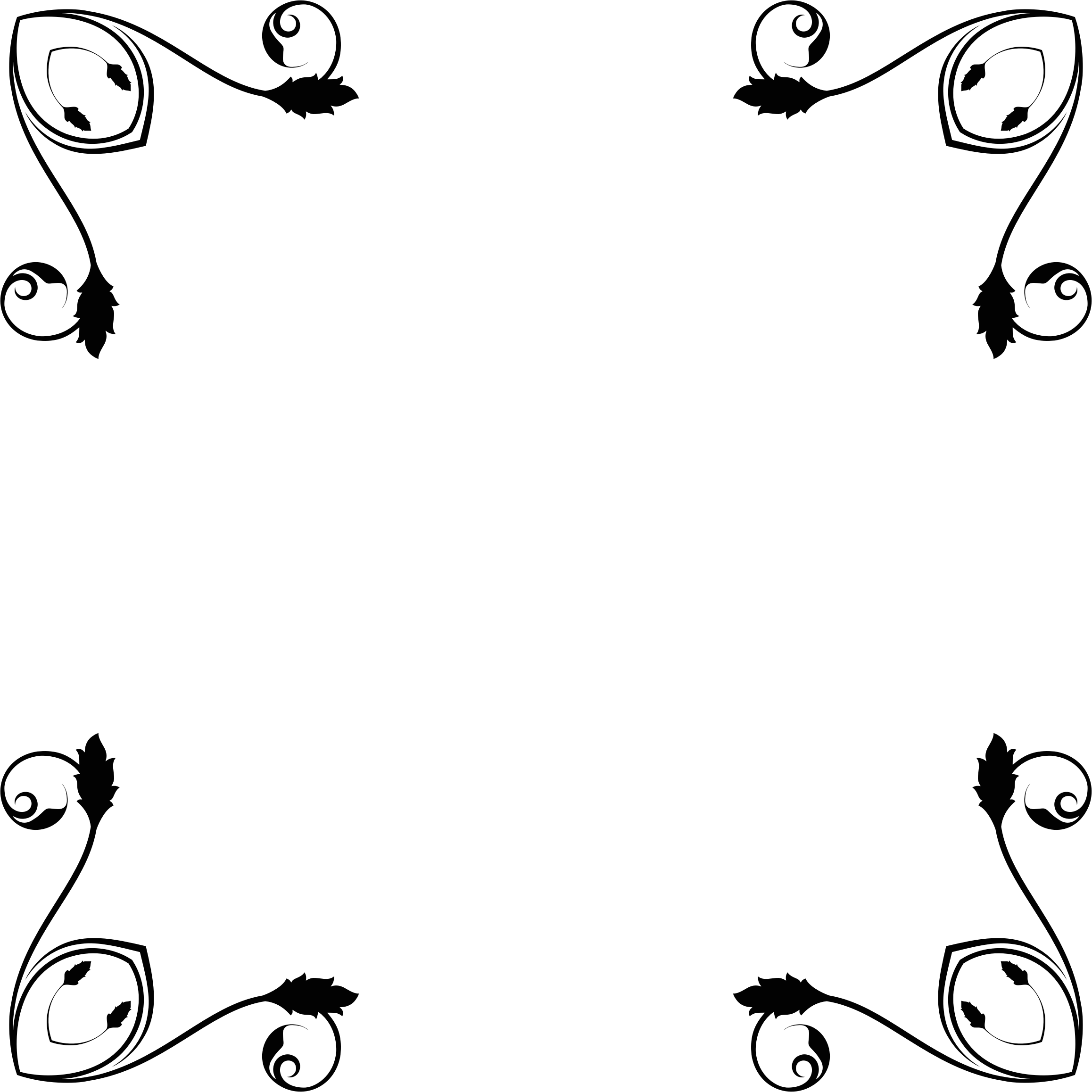 Big Image - Frame Design Clipart (2316x2316)