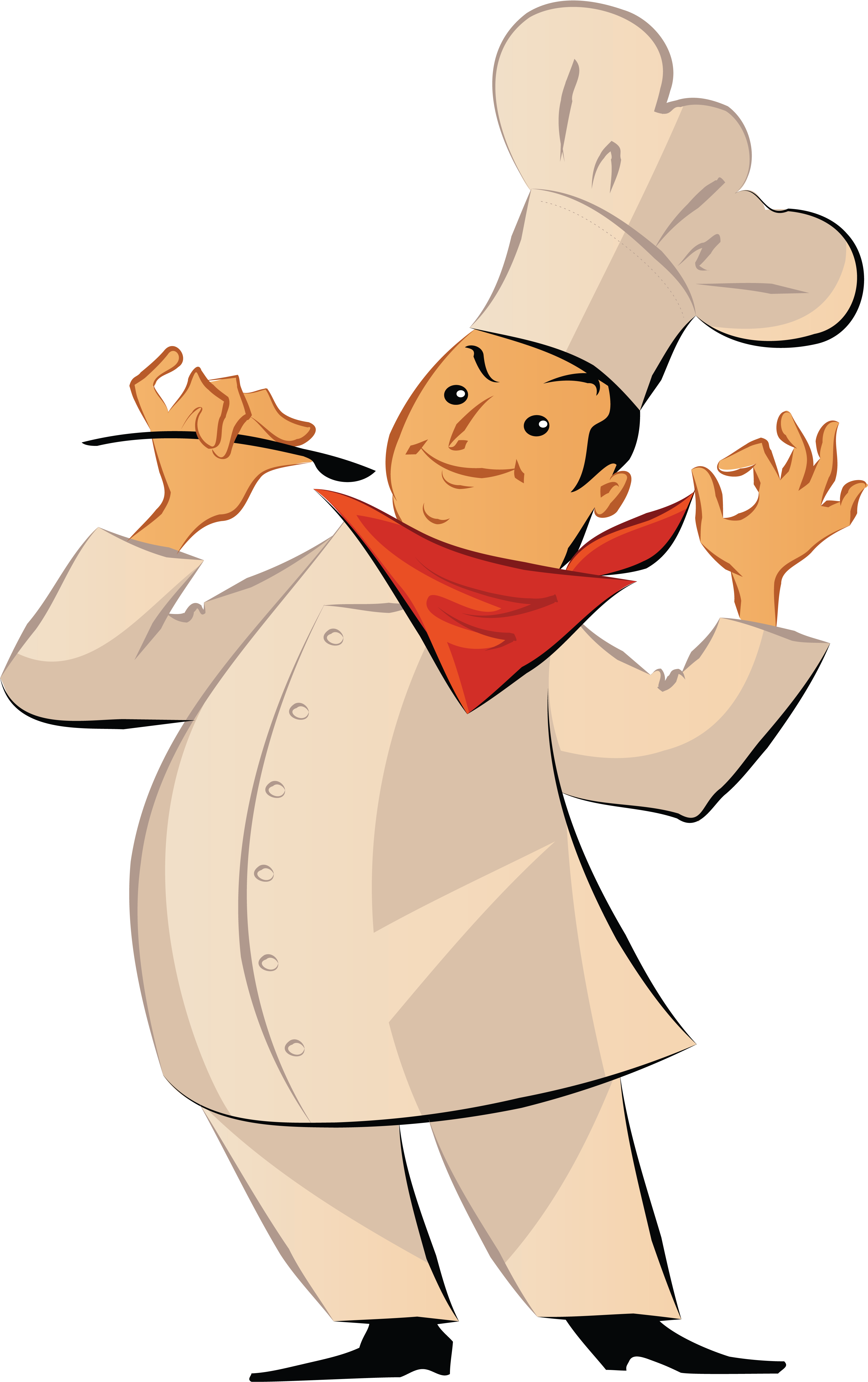 Male Chef - Vector (3570x5665)