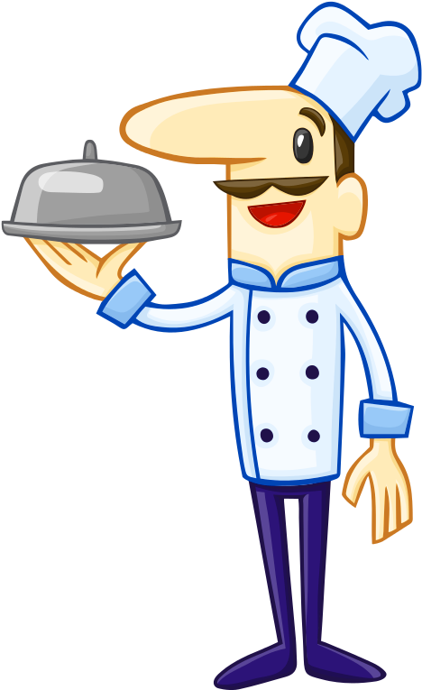 Chef Vector Png Transparent Image - Chef Vector (563x829)