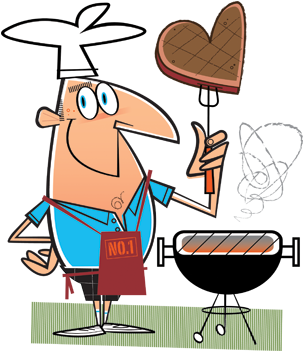 Fat Chef Clipart (620x350)