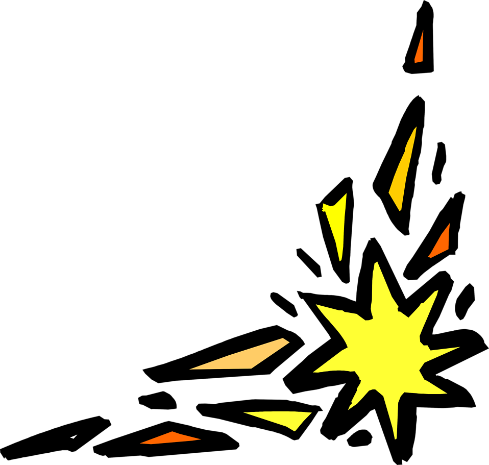 Borders, Clip Art, - Star Border Corner (958x911)