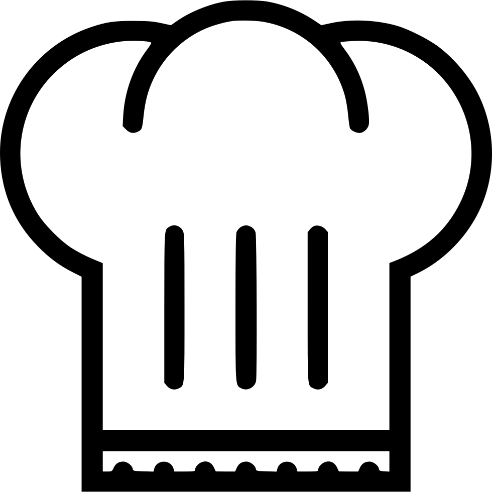 Cook Cap Comments - Chef Hat Icon Clipart (980x980)