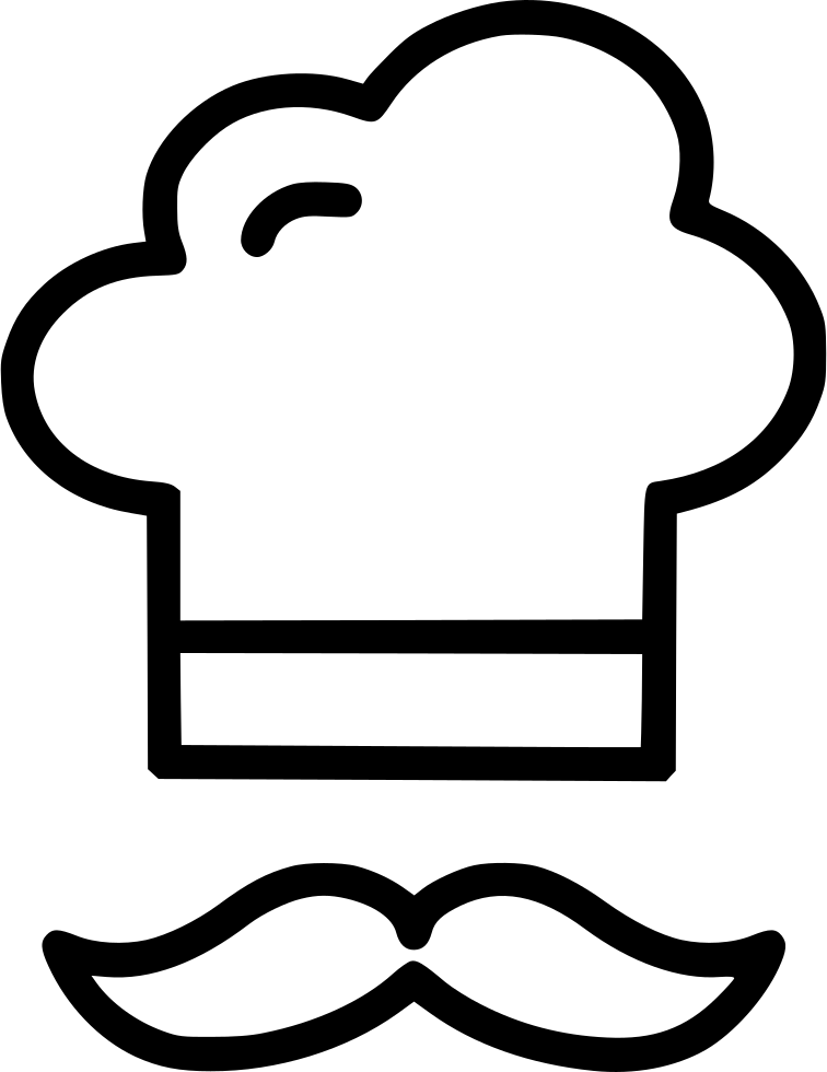 Chef Hat Moustache Comments - Chef (756x980)
