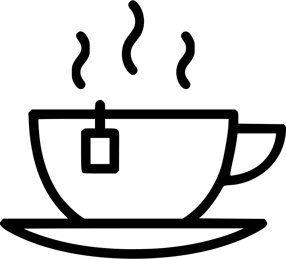 Tea Cup Comments - Coffee Cup Plate Clipart (980x890)