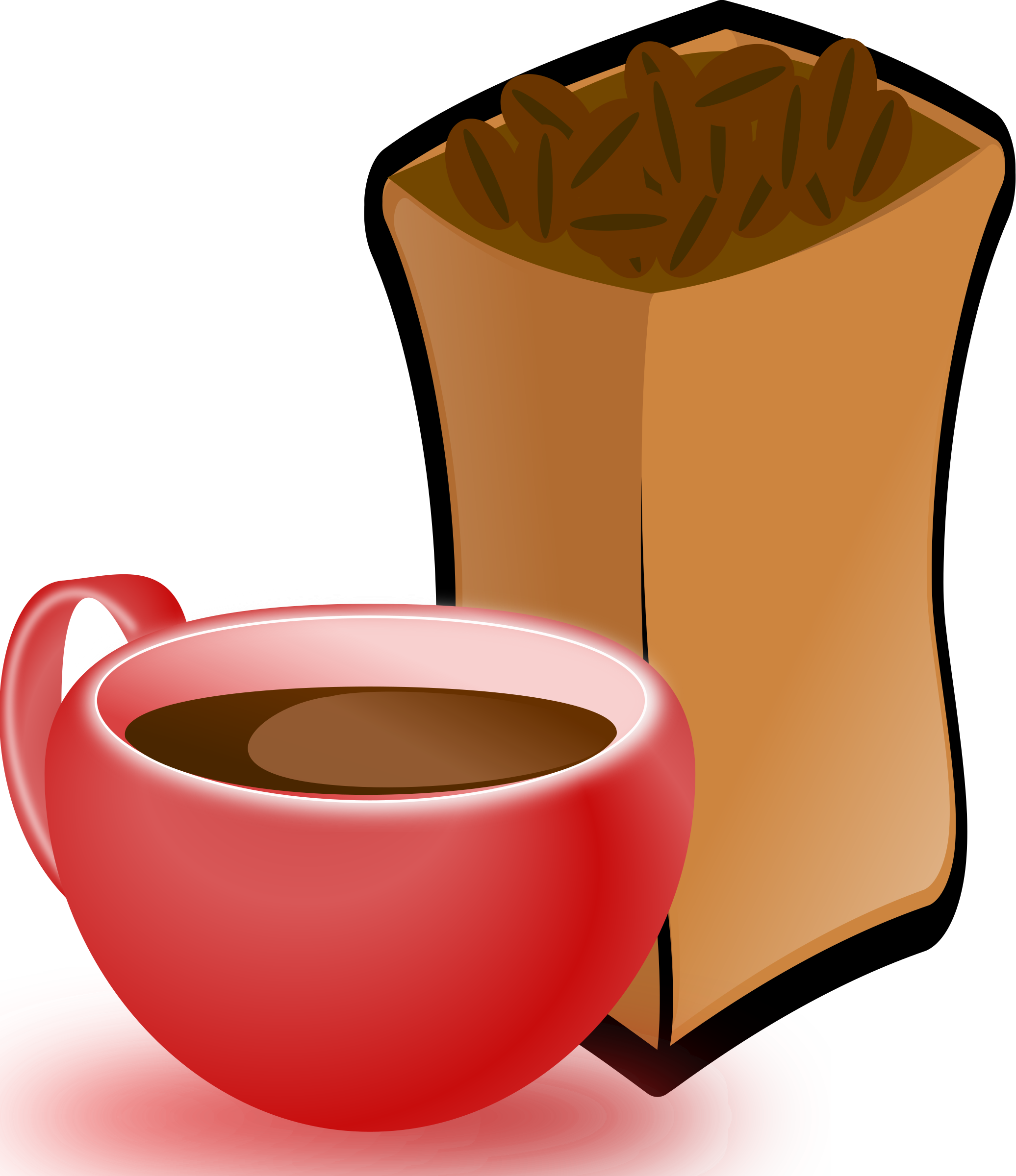 Coffee Beans Clip Art (2072x2400)