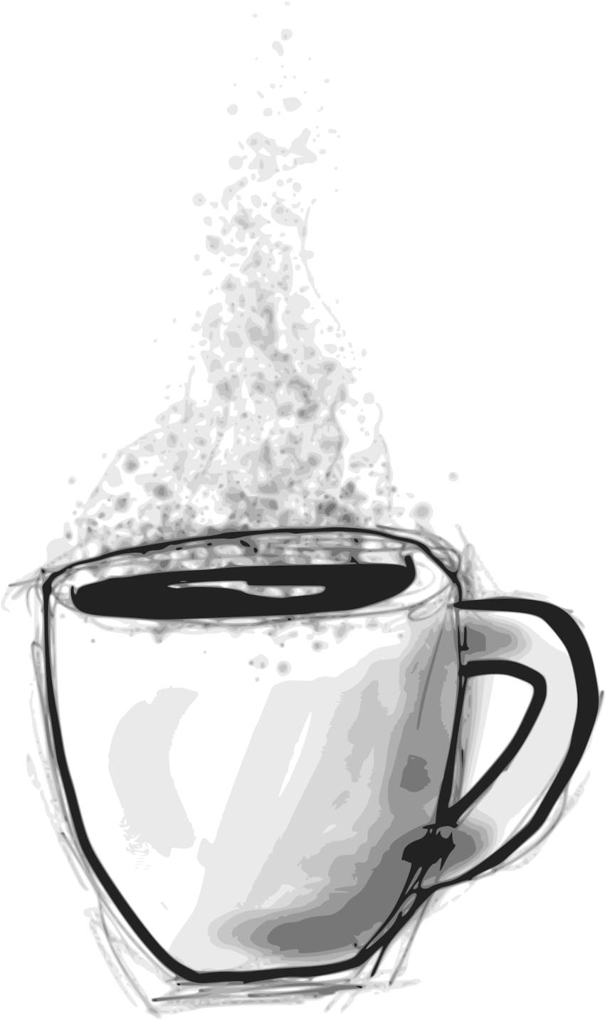 Sketchy Coffee - Scalable Vector Graphics (958x1642)