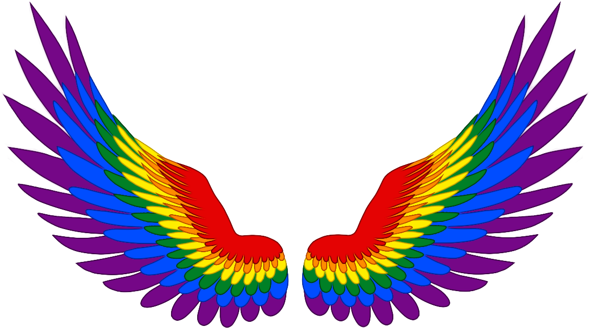 Vintage Scrollwork Clipart - Wings Decal (1188x700)
