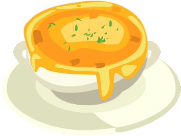 French Onion Soup - Fried Egg (355x355)