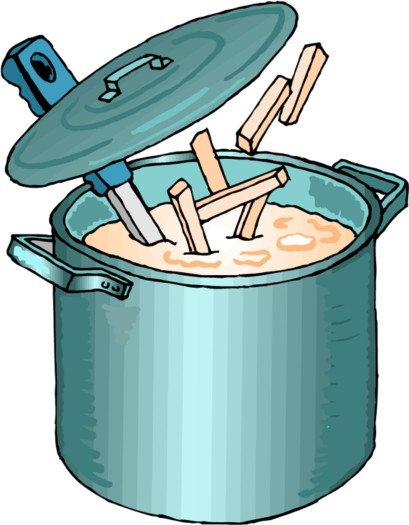 Soup - Soup Pot Clip Art (584x750)