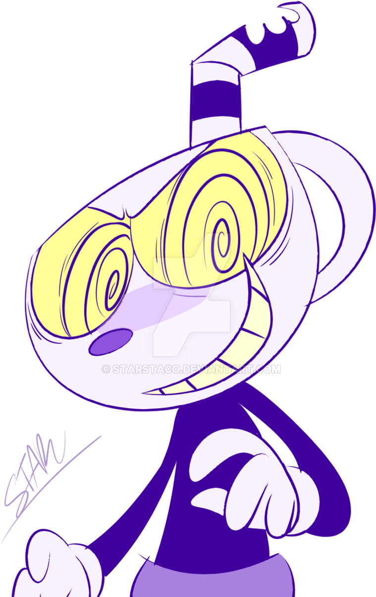 Evil Sippy Cup By Starstaco - Evil Cuphead (900x1220)