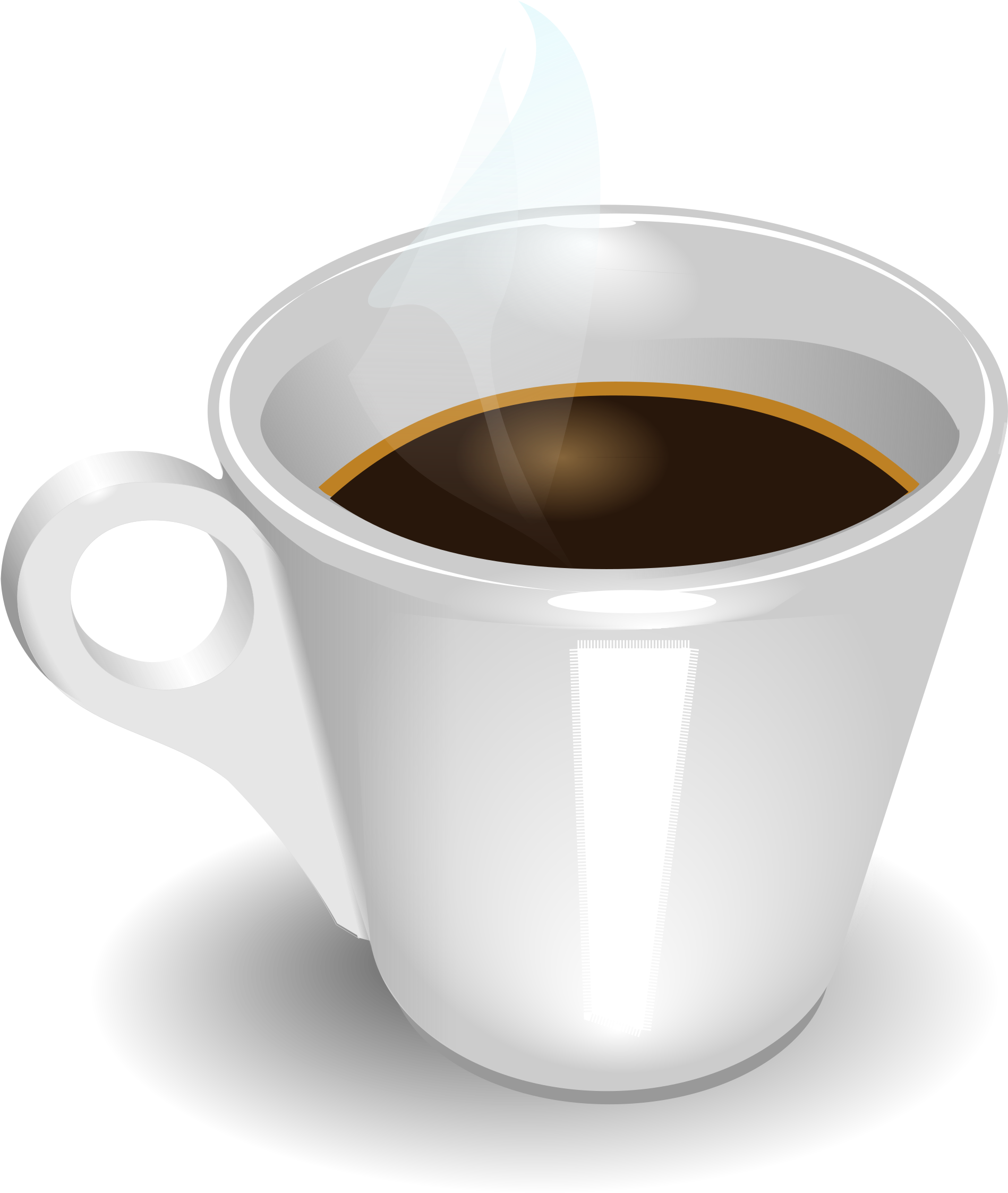 Coffee Vector Seamless Background - Coffee Cup Clip Art (2232x2400)