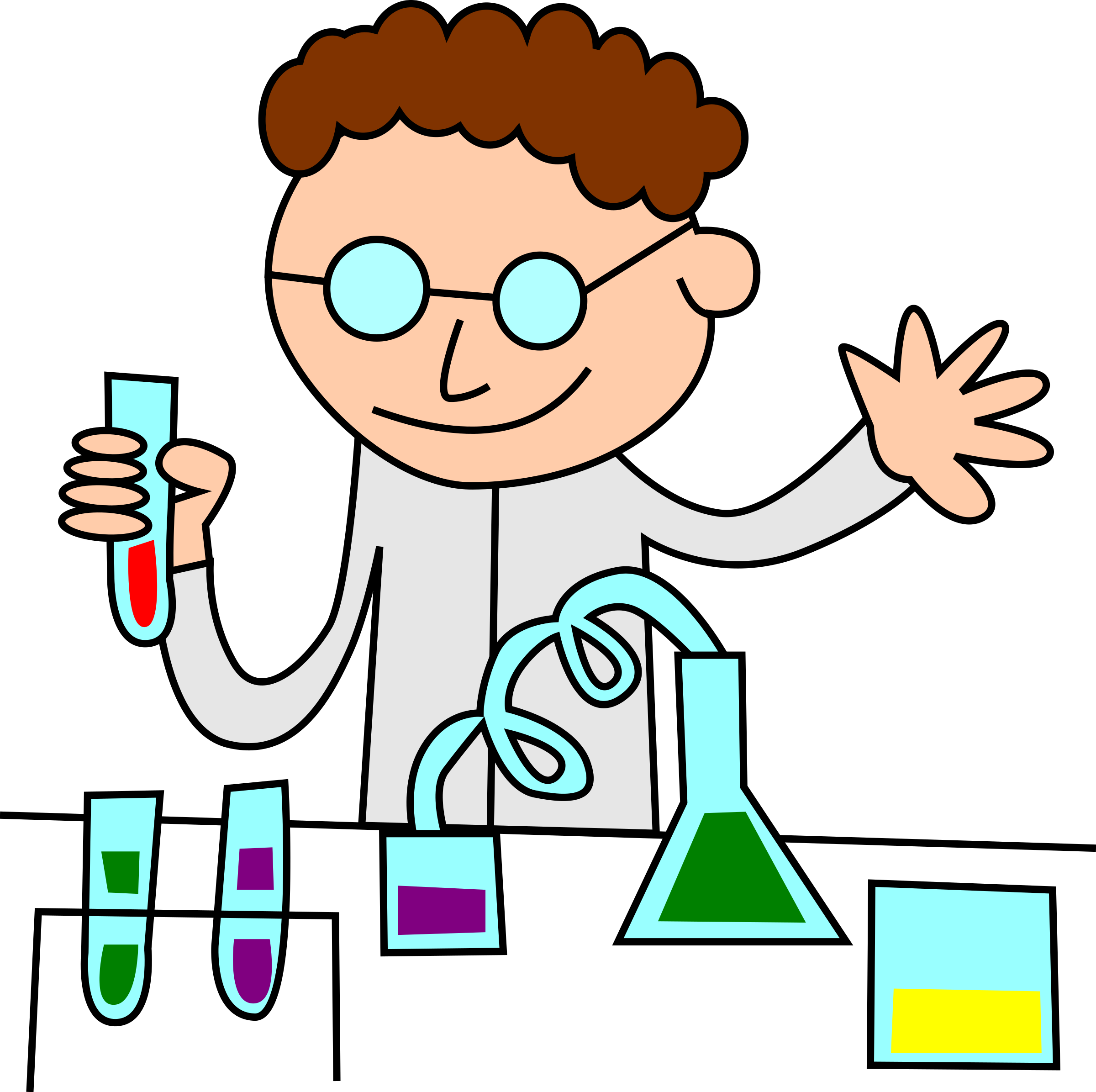 Big Image - Chemist Clipart (2400x2391)