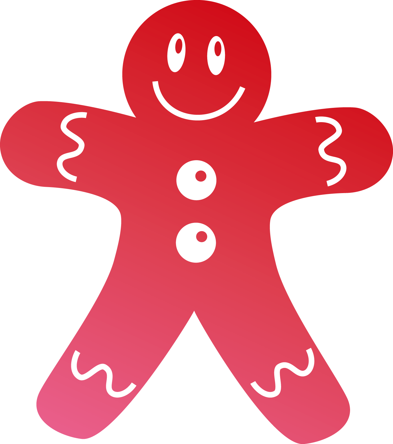 Gingerbread Man Icon - Gingerbread Man Icon (1373x1552)