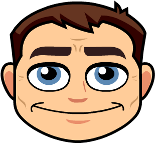 Bitmoji - Bitmoji Man Face (396x398)