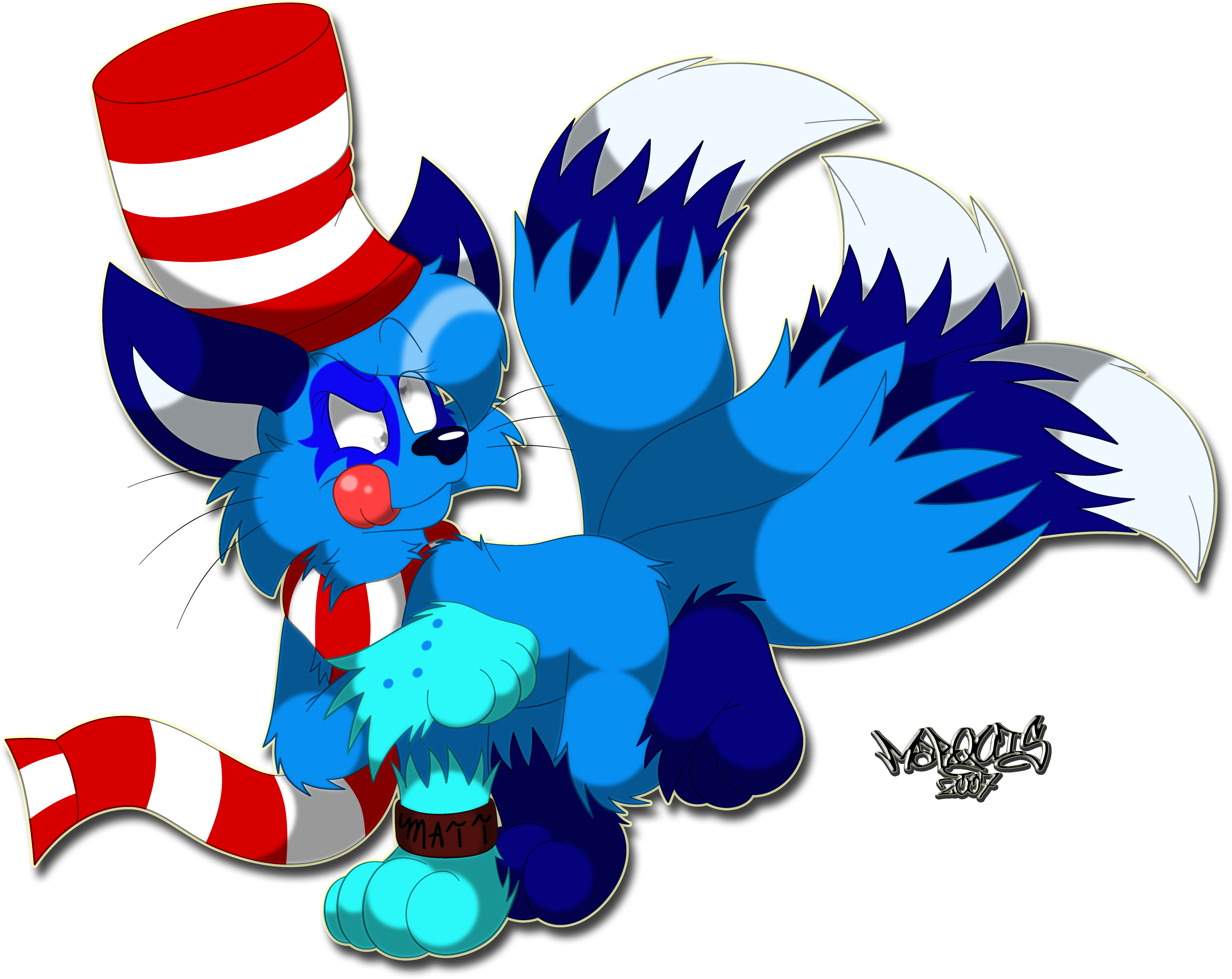 Patriotic Derp - Cartoon (5325x4233)