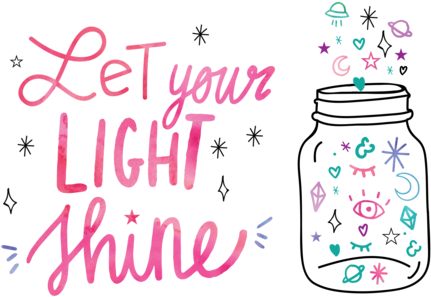 Slideshow - Let Your Light Shine Clipart (500x350)