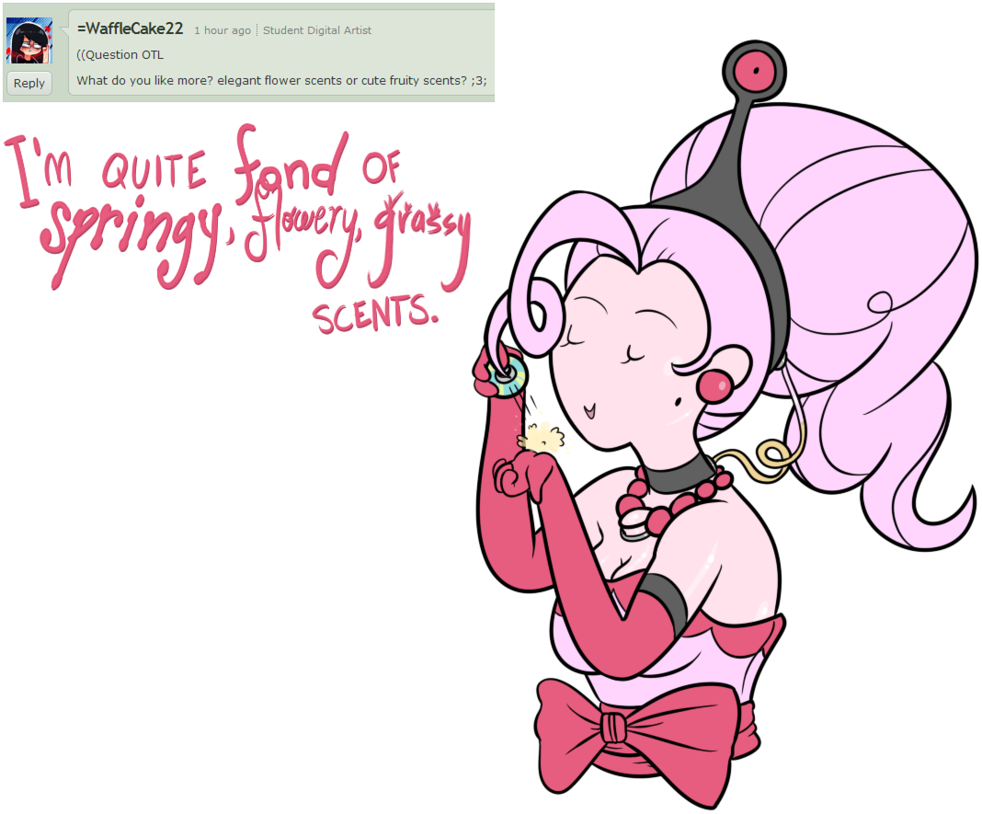 Ask The Perfume Princess - Cartoon (982x814)