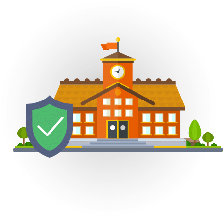 Secure-school - School (459x447)