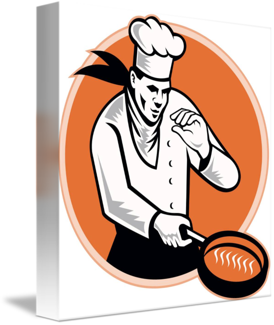 Chef Con Sarten (548x650)