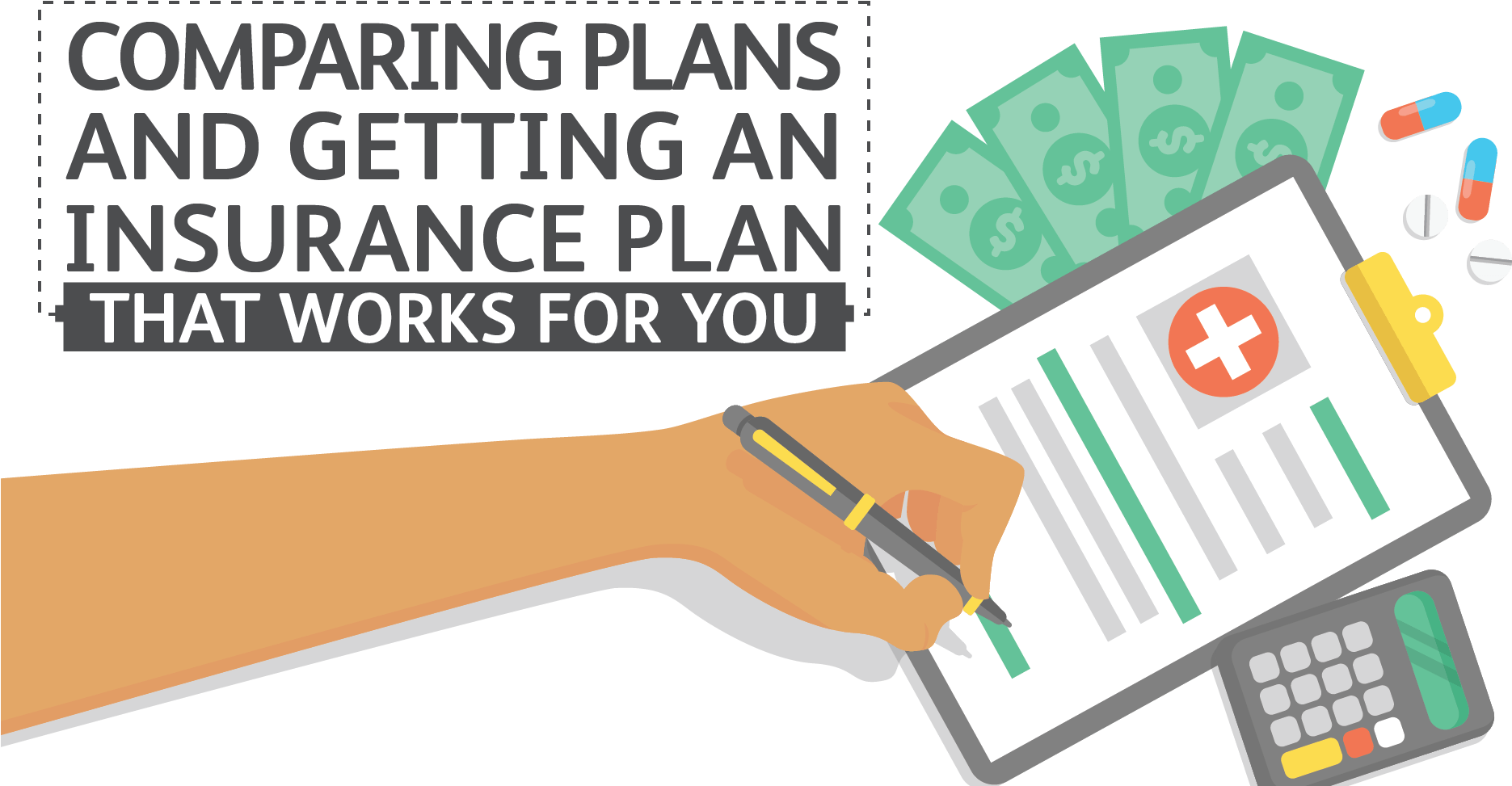 Comparing Plans And Getting An Insurance Plan That - Poster (1890x1062)