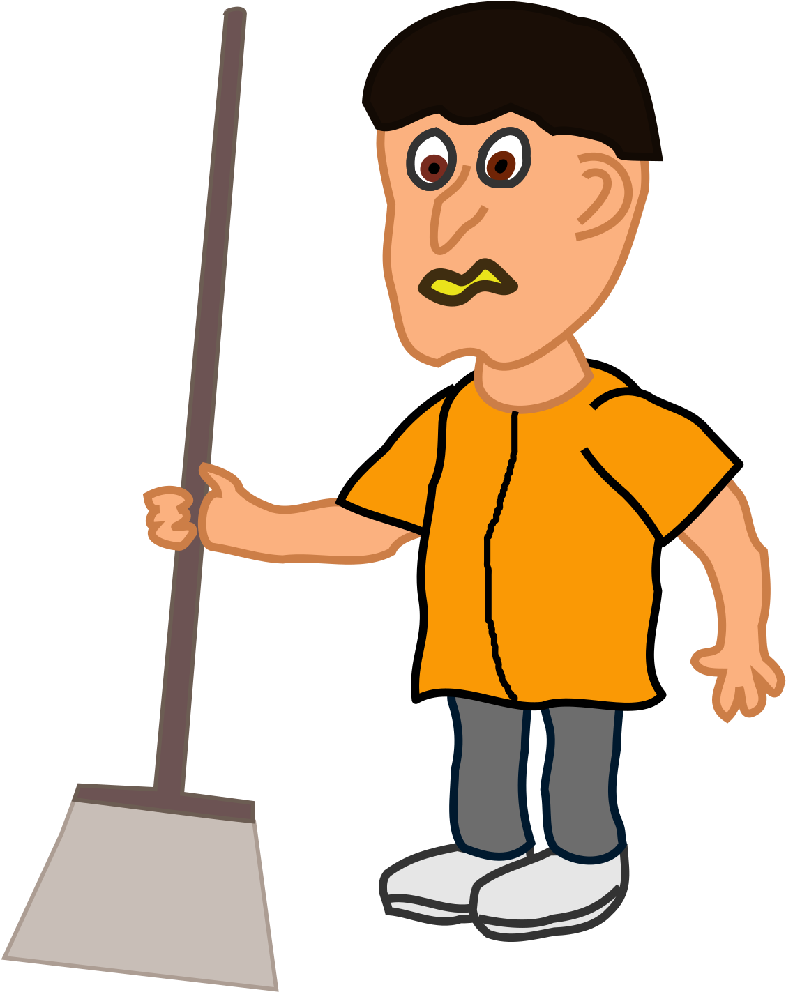 Cleaner - Cartoon (1697x2400)
